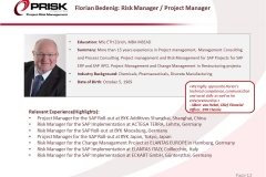 Florian Bedenig: Risk Manager / Project Manager